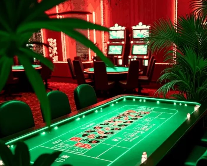 Casino game selection screen at 555 Casino Philippines